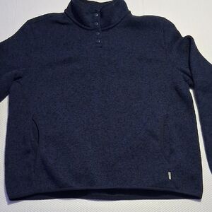 Eddie Bauer Men's Dark Blue Turtleneck Sweater